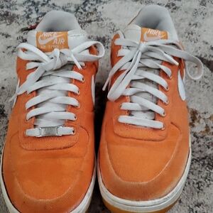 Nike Canvas Air Force 1 Safety Orange